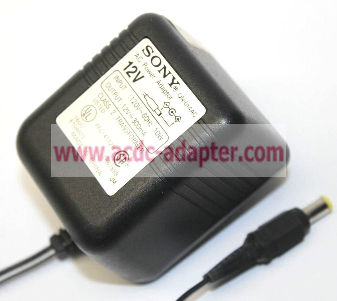 NEW Sony QN-014AC Power Supply DC 12V 300mA Class 2 Transformer AC Adapter